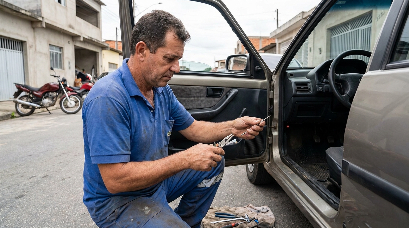 Extração em Cadeado em Cuiabá‑MT